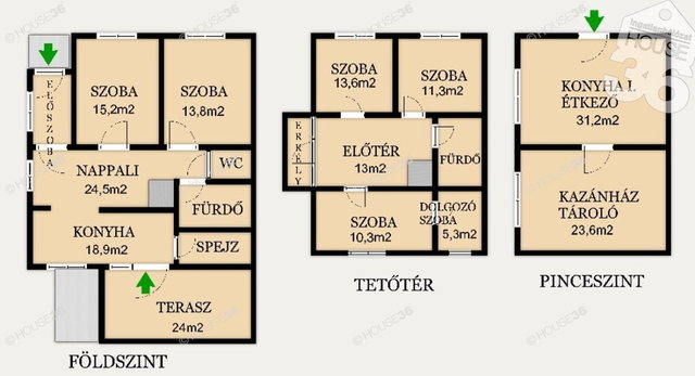 Eladó családi ház, Kiskunfélegyházán 79 M Ft, 6 szobás