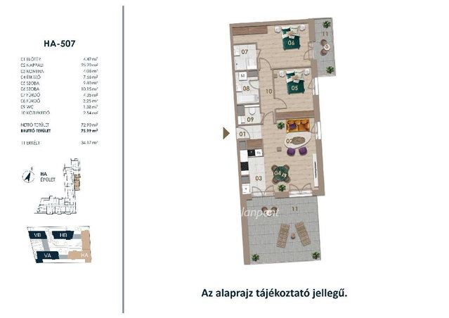 Eladó téglalakás, Budapesten, III. kerületben 160.2 M Ft