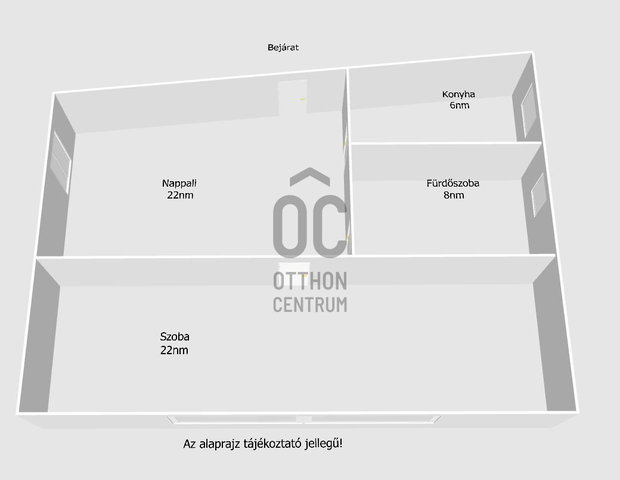 Eladó téglalakás, Érden 57 M Ft, 2 szobás