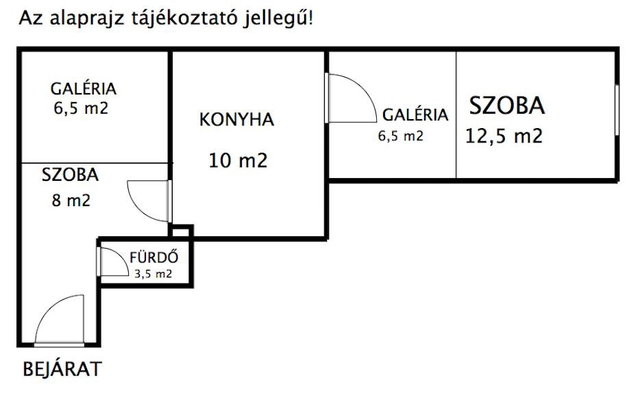 Eladó téglalakás, Budapesten, VIII. kerületben 48 M Ft