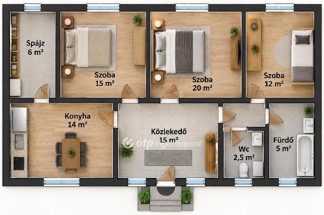 Eladó családi ház, Kismarján 14.9 M Ft, 3 szobás