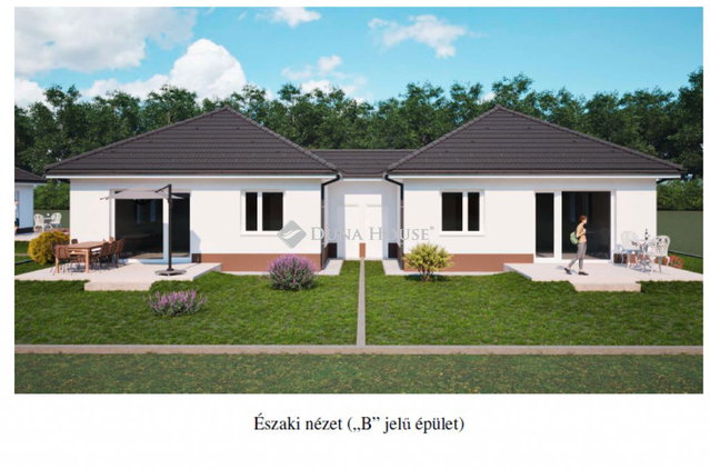 Eladó ikerház, Vácrátóton 99.99 M Ft, 2+2 szobás