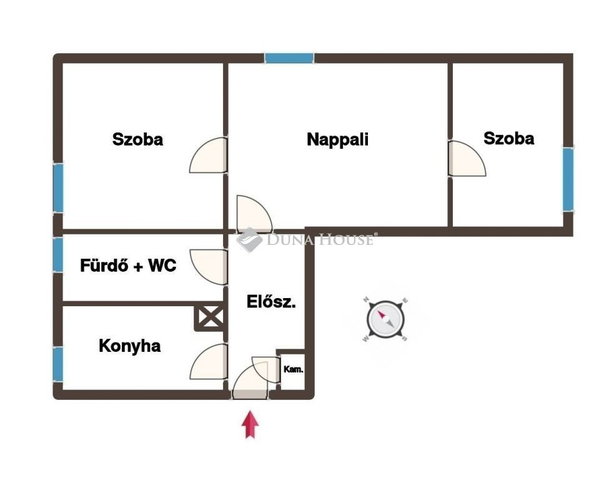 Eladó téglalakás, Budapesten, XX. kerületben 60 M Ft, 3 szobás