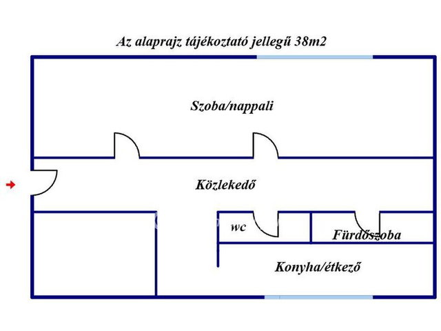 Eladó panellakás, Miskolcon 25.8 M Ft, 1 szobás