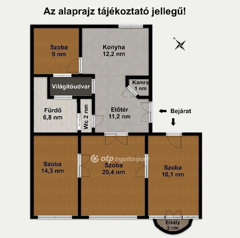 Eladó téglalakás, Budapesten, IX. kerületben 126.9 M Ft