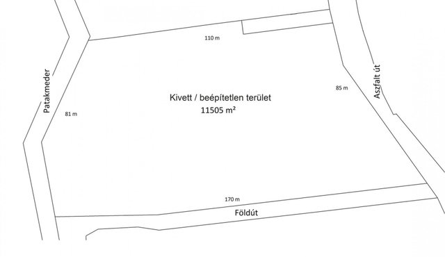 Eladó telek, Bodonyban 47.4 M Ft / költözzbe.hu