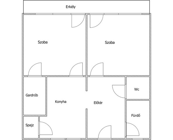 Eladó panellakás, Zalaegerszegen 35.5 M Ft, 2 szobás