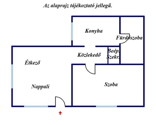 Eladó családi ház, Jászapátiban 13.5 M Ft, 2 szobás