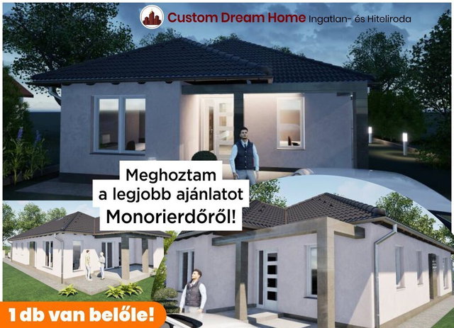 Eladó családi ház, Monorierdőn 107.99 M Ft, 4 szobás
