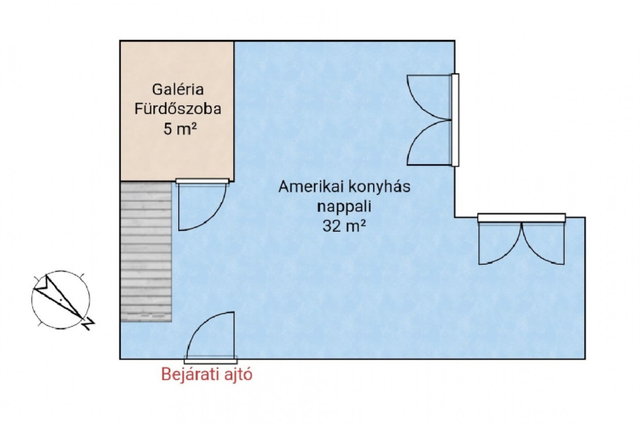 Eladó téglalakás, Budapesten, VI. kerületben 135 M Ft, 2 szobás