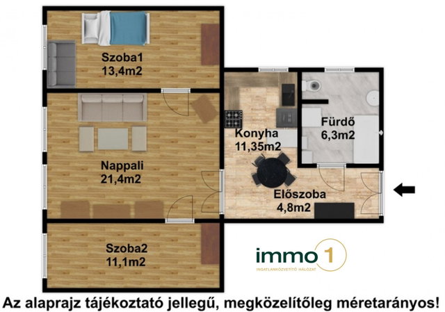 Eladó téglalakás, Budapesten, IX. kerületben, Üllői úton