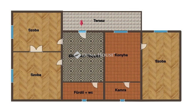 Eladó családi ház, Keszthelyen, Sopron utcában 89 M Ft, 3 szobás