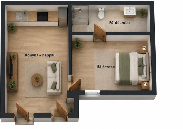 Eladó téglalakás, Szekszárdon, Kossuth Lajos utcában 24.9 M Ft