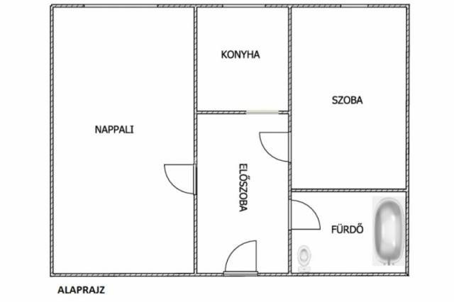 Eladó panellakás, Budapesten, IX. kerületben 49 M Ft, 1+1 szobás