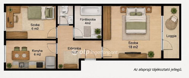 Eladó téglalakás, Debrecenben 49.99 M Ft, 1+1 szobás