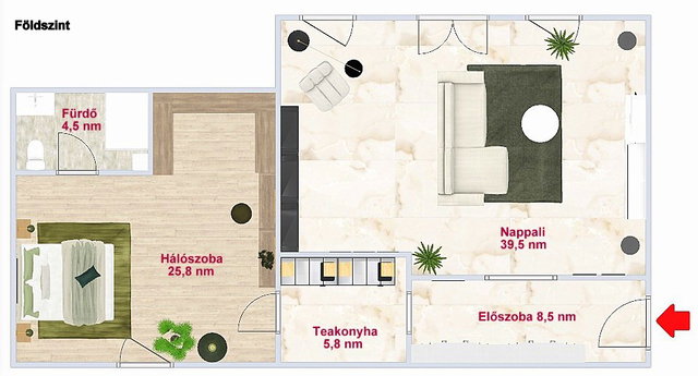 Eladó családi ház, Leányfaluban 112 M Ft, 6 szobás