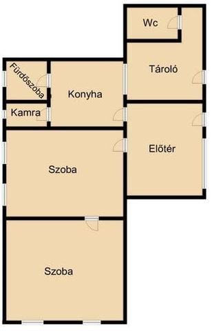 Eladó téglalakás, Kunszentmártonban 11.5 M Ft, 2 szobás