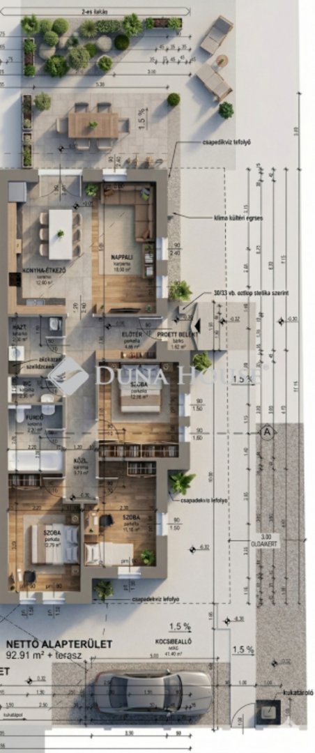 4 bed · 92m² · 99.800.000 ft