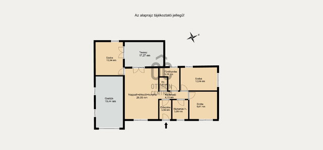 Eladó családi ház, Abában 74.9 M Ft, 4 szobás