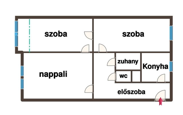 Eladó panellakás, Budapesten, XIII. kerületben 87 M Ft, 3 szobás