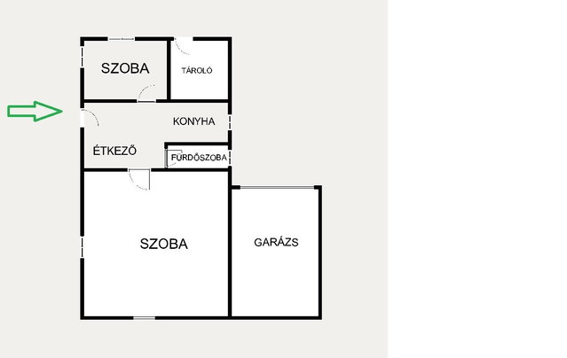 Eladó családi ház, Kecskeméten 39.9 M Ft, 2 szobás