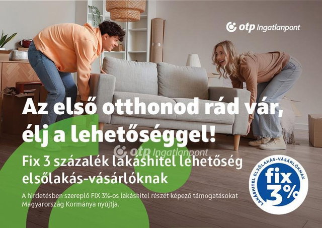 Eladó téglalakás, Levélen 41.5 M Ft, 2 szobás