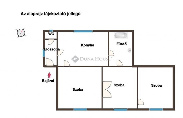 Eladó családi ház, Hódmezővásárhelyen 48.9 M Ft, 3 szobás
