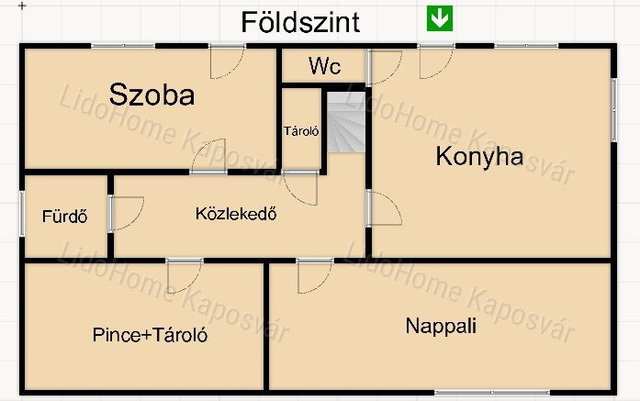 Eladó családi ház, Kaposváron 81.5 M Ft, 7 szobás