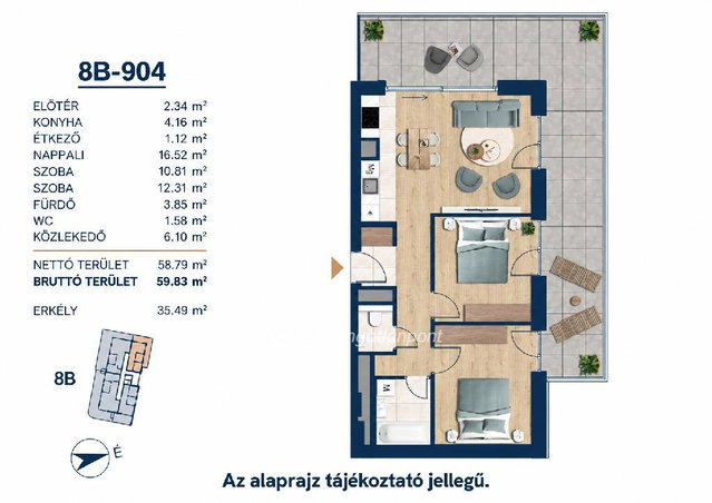 Eladó téglalakás, Budapesten, III. kerületben 154.8 M Ft