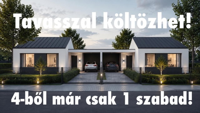 Eladó ikerház, Vasasszonyfán 55.7 M Ft, 3 szobás