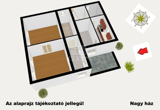 Eladó családi ház, Üllőn 89.9 M Ft, 4 szobás