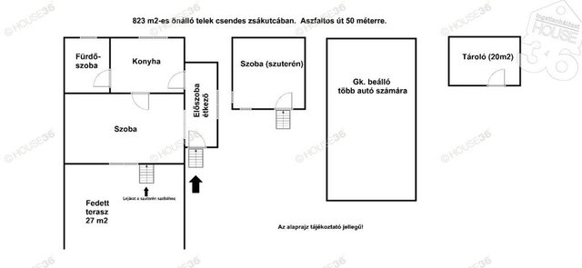 Eladó családi ház, Kecskeméten 33.9 M Ft, 2 szobás
