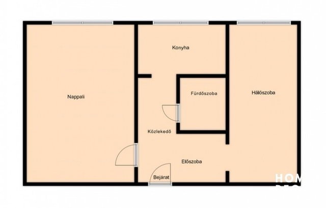 Eladó téglalakás, Hódmezővásárhelyen 35 M Ft, 2 szobás