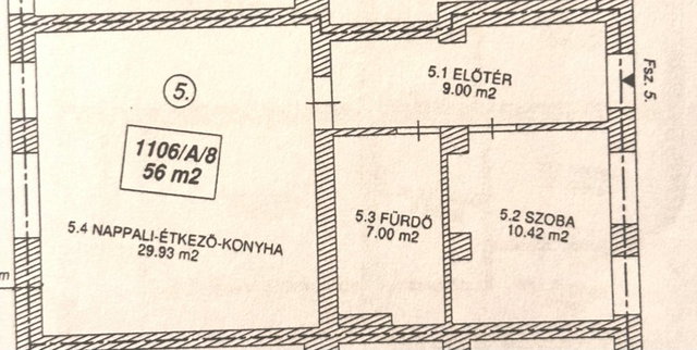 Eladó téglalakás, Szolnokon 64.4 M Ft, 1+1 szobás