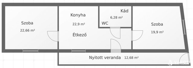 Eladó családi ház, Szécsényen 26.5 M Ft, 2 szobás