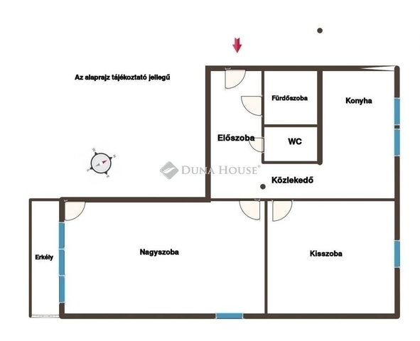 Eladó panellakás, Százhalombattán 51 M Ft, 2 szobás