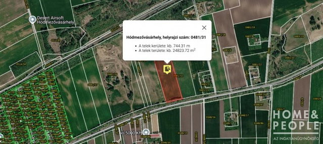 Eladó mezogazdasagi ingatlan, Hódmezővásárhelyen 7.2 M Ft