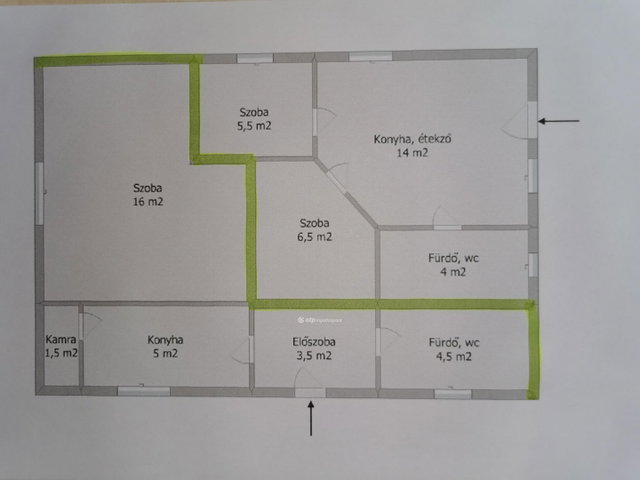 Eladó családi ház, Szekszárdon 28.5 M Ft, 1+2 szobás