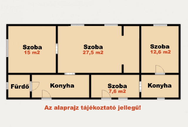 Eladó családi ház, Kiskunhalason 14 M Ft, 3+1 szobás