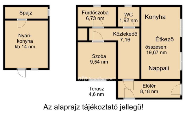 Eladó családi ház, Hajdúsámsonon 42.9 M Ft, 1+1 szobás