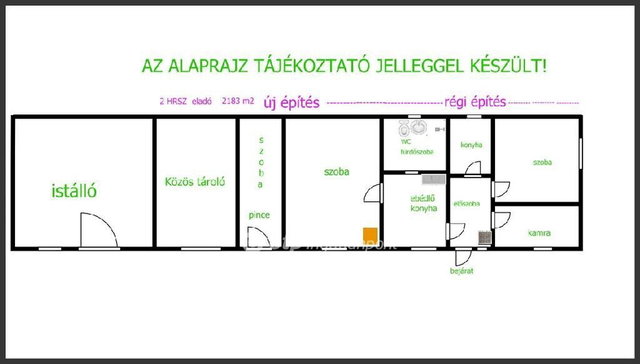 Eladó családi ház, Hajdúböszörményen 8.9 M Ft, 2 szobás