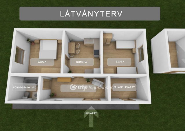 Eladó családi ház, Bakonszegen 9.999 M Ft, 2 szobás