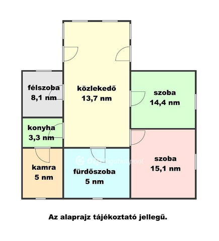 Eladó családi ház, Hunyán 13.2 M Ft, 2+1 szobás