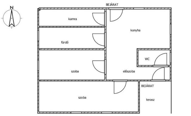 Eladó családi ház, Helvécián 42.5 M Ft, 2 szobás