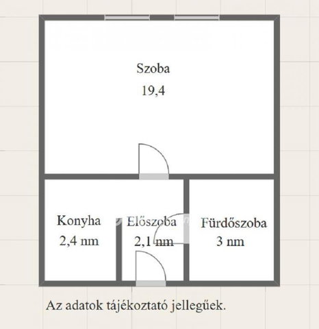 Eladó panellakás, Dombóváron 19.9 M Ft, 1 szobás
