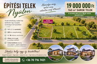 Eladó telek, Nyúlon 19 M Ft / költözzbe.hu