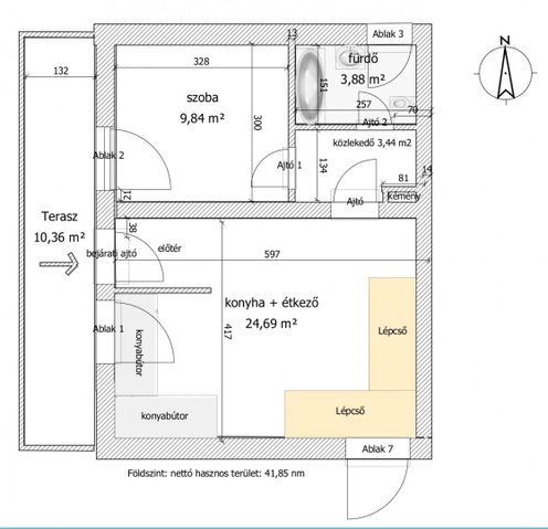 Eladó ikerház, Debrecenben, Vadliba utcában 72 M Ft, 3 szobás