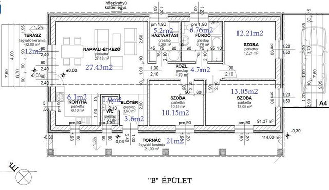 Eladó családi ház, Ráckeresztúron 79.9 M Ft, 4 szobás