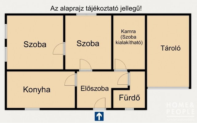 Eladó családi ház, Apátfalván 17.99 M Ft, 2+1 szobás