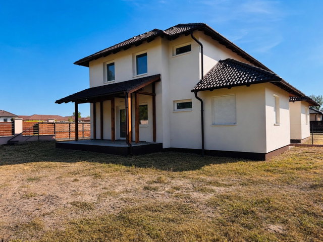 Eladó ikerház, Vácrátóton 105 M Ft, 5 szobás